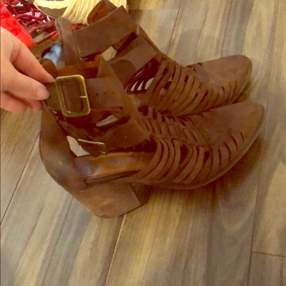 Jeffrey Campbell sandal boots